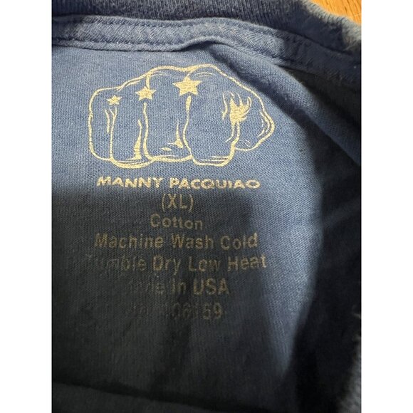 Manny Pacquiao Manny Got‎ My Back Boxing T-Shirt Men’s Size XL Casual Streetwear - Picture 7 of 7